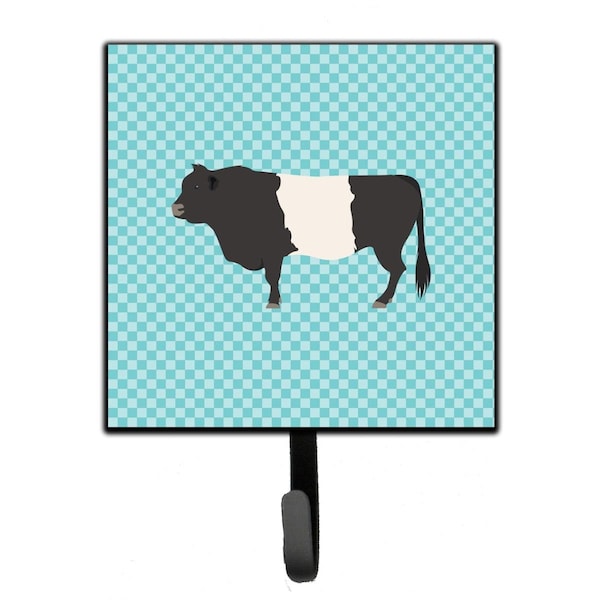Carolines Treasures Carolines Treasures BB8005SH4 Belted Galloway Cow Blue Check Leash or Key Holder BB8005SH4 - main